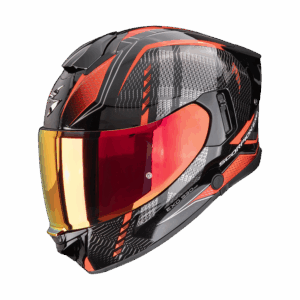 Casque Scorpion EXO-530 AIR THERAS Noir Métallique-Rouge
