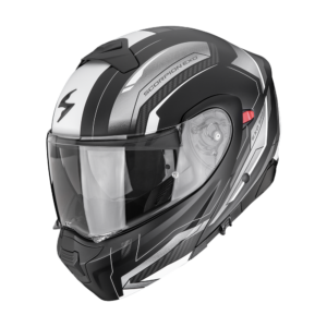 Casque Scorpion EXO-930 EVO SPACE Mat Noir-Argent-Blanc