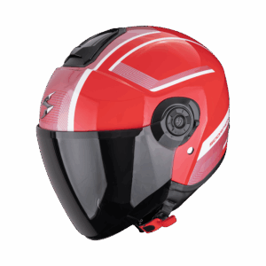Casque Scorpion EXO-CITY II COSMOS Rouge-Argent