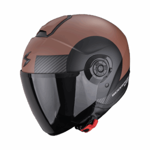 Casque Scorpion EXO-CITY II SHEER Marron-Black Mat