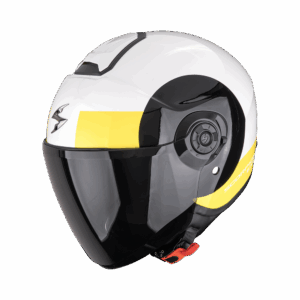 Casque Scorpion EXO-CITY II SHEER Blanc-Noir-Jaune