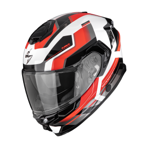 Casque Scorpion EXO-GT SP AIR CARBON ARKON Blanc-Rouge