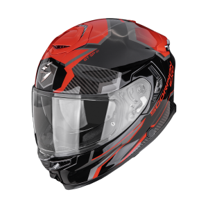Casque Scorpion EXO-GT SP AIR CARBON ATLAS Noir-Rouge