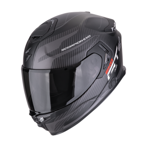 Casque Scorpion EXO-GT SP AIR CARBON FLEX Noir mat-Argent