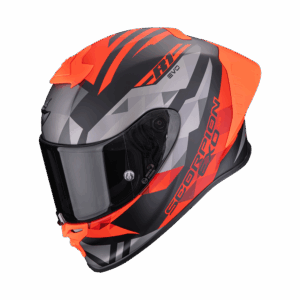 Casque Scorpion EXO-R1 EVO II AIR VALERE Noir mat-Rouge