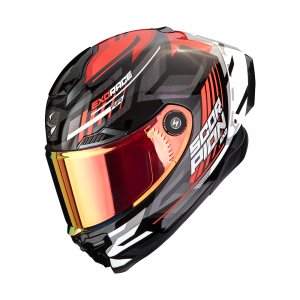 Casque Scorpion EXO-RACE AIR CARBON KOBRA Noir-Rouge