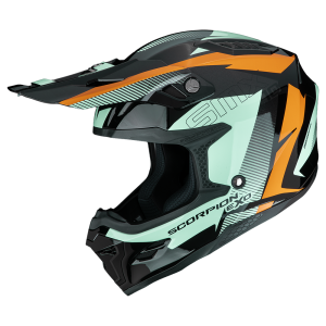 Casque Scorpion SMX-10 SPEED Noir-Orange-Vert