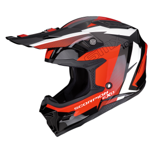 Casque Scorpion SMX-10 SPEED Noir-Blanc-Rouge