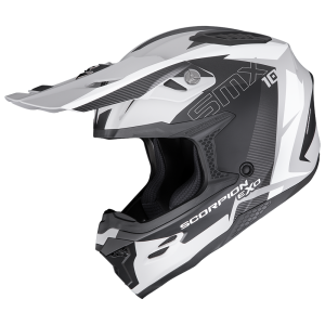 Casque Scorpion SMX-10 SPEED Gris mat-Noir-Blanc