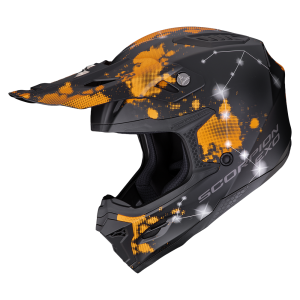 Casque Scorpion SMX-10 VIBE Mat Noir-Orange