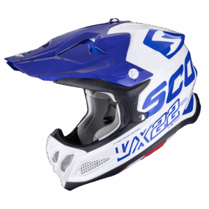 Casque Scorpion VX-22 AIR UPDOWN Blanc-Bleu-Bleu