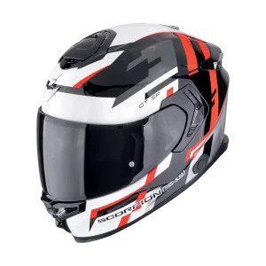 Casque Scorpion EXO-GT SP AIR CARBON TORNADO Noir-Rouge