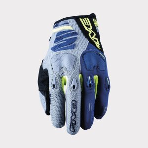 Gants Five E2 — Gris / Jaune fluo / NAVY