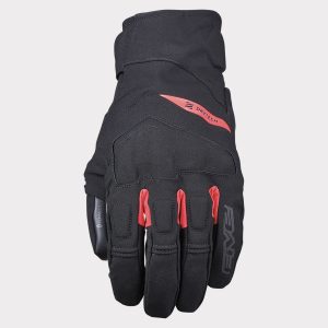 Gants Five BOXER EVO WP — Noir / Rouge fluo