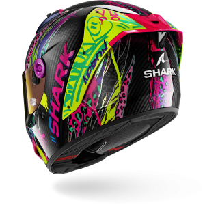 Casque Shark AERON FAWN — Carbone Violet Jaune