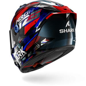 Casque Shark AERON ZARCO GP DE FRANCE — Carbone Bleu Chrome
