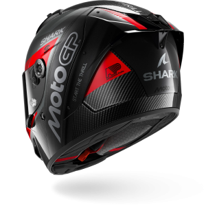 Casque Shark AERON MOTOGP — Carbone Anthracite Rouge
