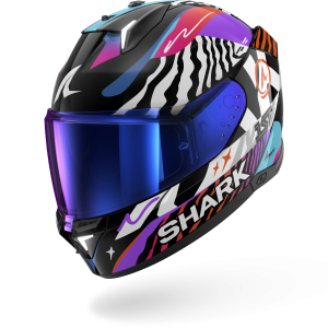 Casque Shark SKWAL i3 SPEED-FANCY — Noir Blanc Orange
