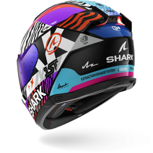 Casque Shark SKWAL i3 SPEED-FANCY — Noir Blanc Orange