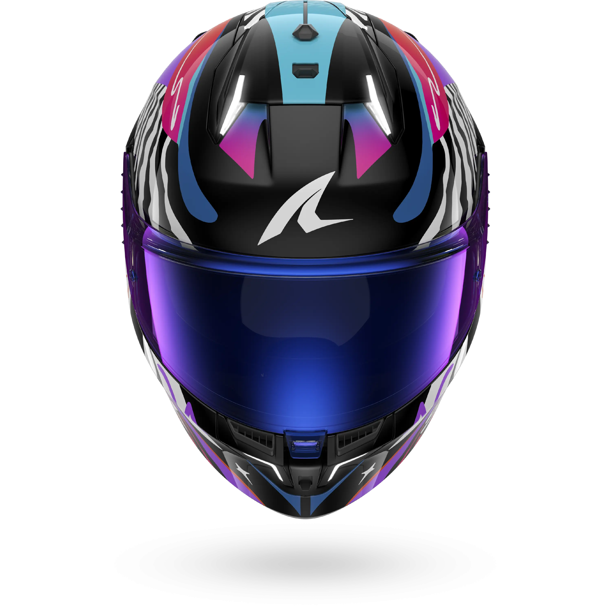 Casque Shark SKWAL i3 SPEED-FANCY — Noir Blanc Orange – Image 3