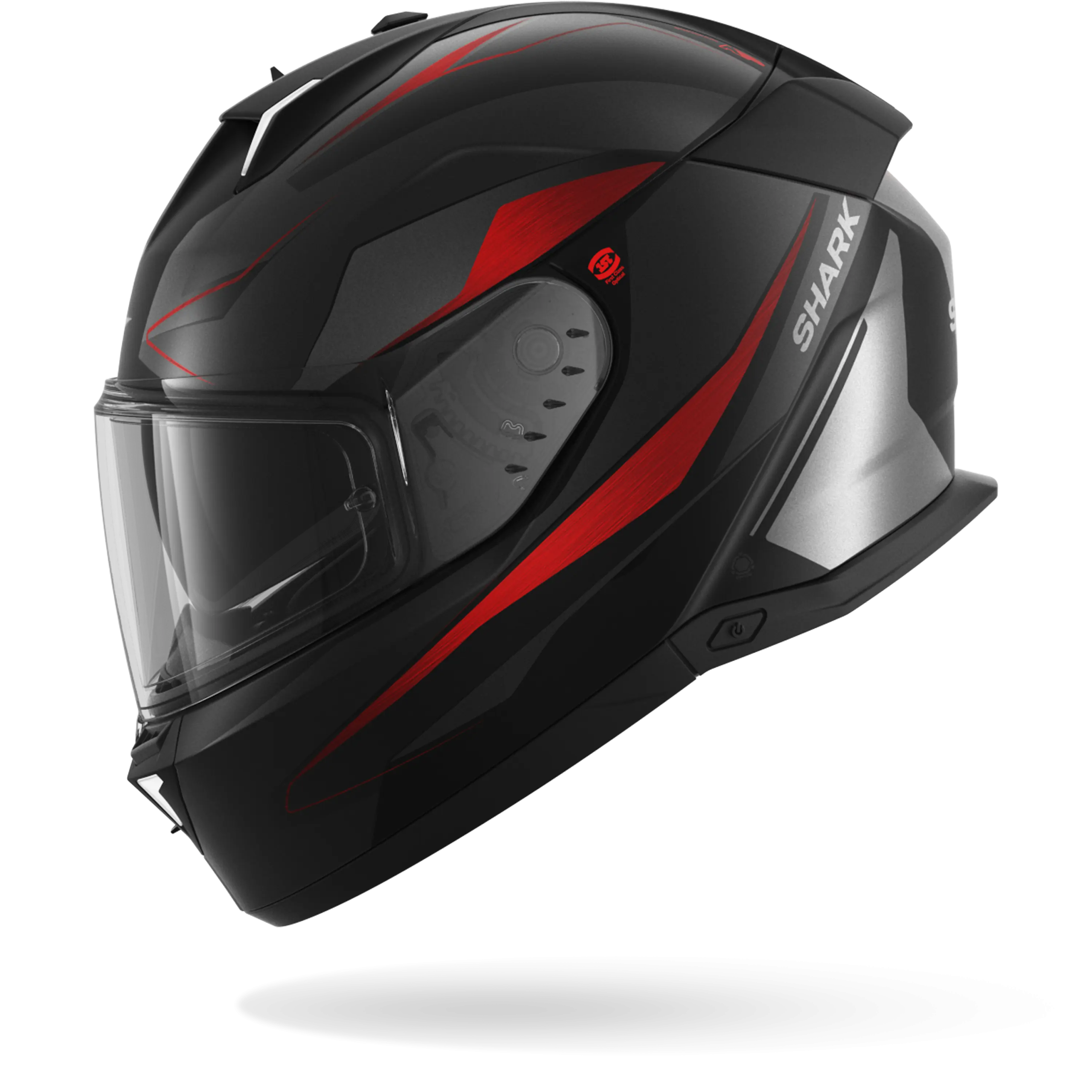 Casque Shark SKWAL i3 MEKARIUM Mat — Noir Anthracite Rouge – Image 4