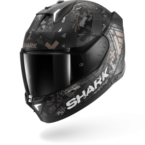 Casque Shark SKWAL i3 HELLCAT Mat — Noir Chrome Anthracite