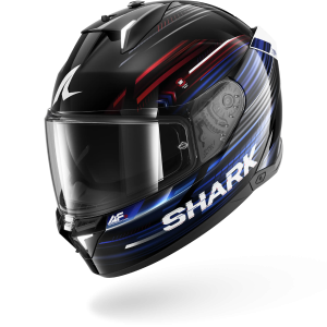 Casque Shark SKWAL i3 LIGHT-BLUR — Noir Rouge Bleu