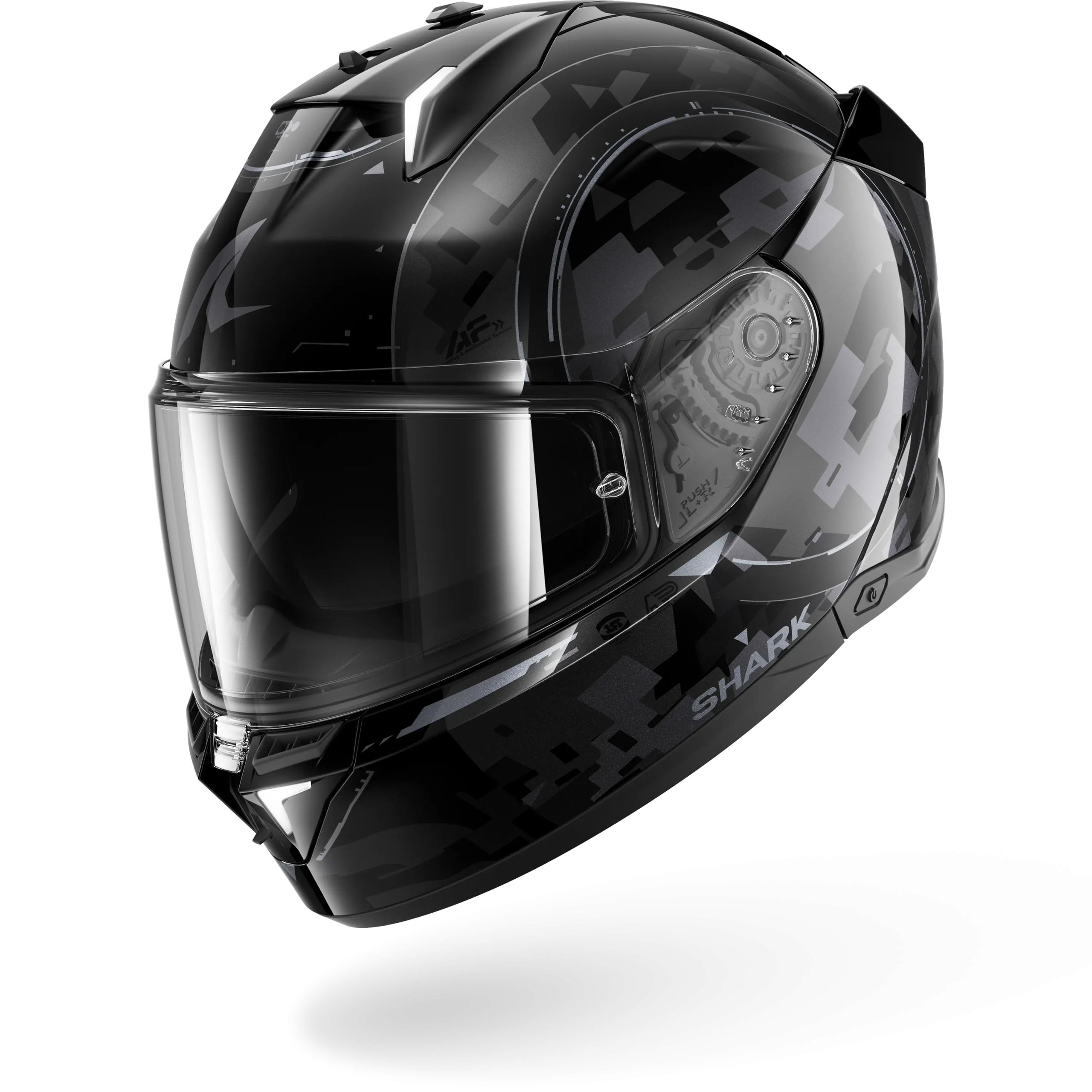 Casque Shark SKWAL i3 GANG — Noir Anthracite Argent