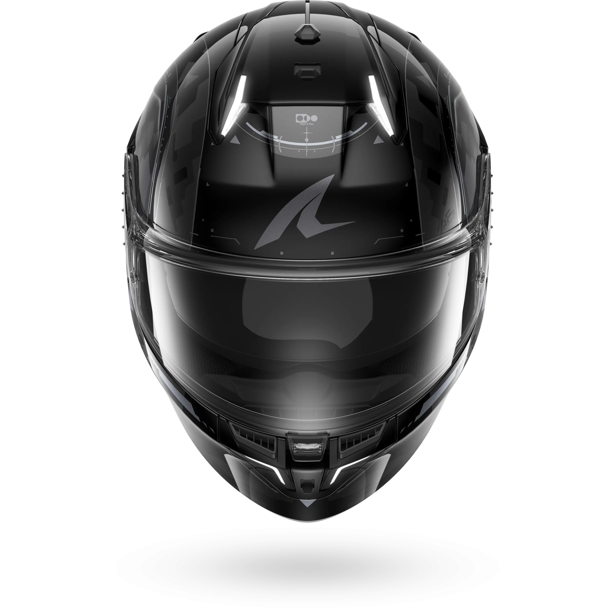 Casque Shark SKWAL i3 GANG — Noir Anthracite Argent – Image 3