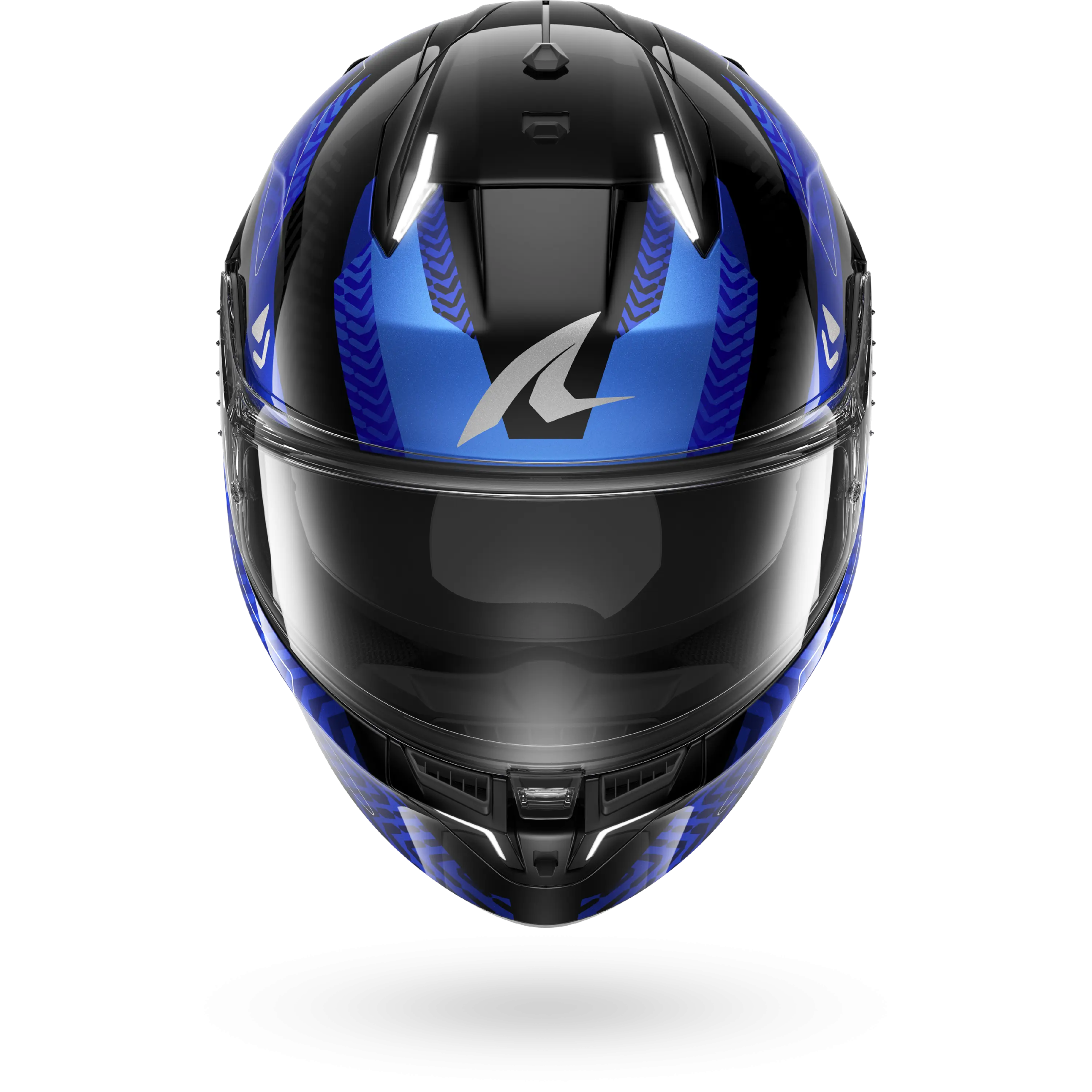 Casque Shark SKWAL i3 READY — Noir Chrome Bleu – Image 3