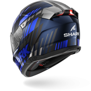 Casque Shark SKWAL i3 VIBETRACK — Bleu Chrome Argent