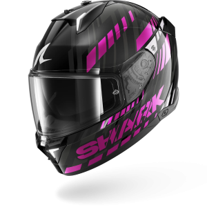 Casque Shark SKWAL i3 VIBETRACK — Noir Chrome Violet