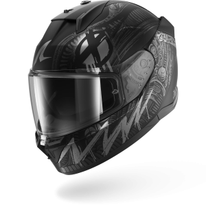 Casque Shark D-SKWAL 3 SHIEVER Mat — Noir Anthracite Argent