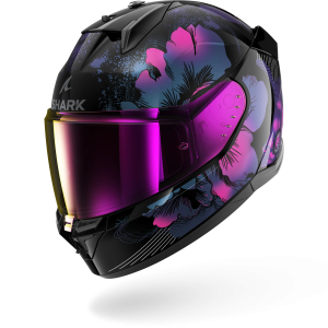 Casque Shark D-SKWAL 3 MAYFER — Noir Violet Pailleté
