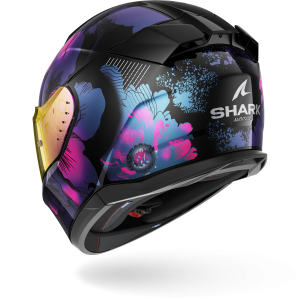 Casque Shark D-SKWAL 3 MAYFER — Noir Violet Pailleté