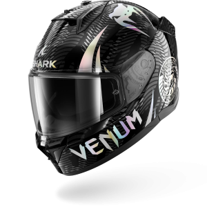 Casque Shark D-SKWAL 3 VENUM — Noir Chrome Anthracite
