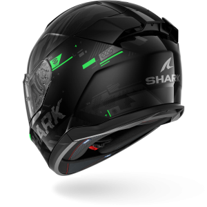 Casque Shark D-SKWAL 3 SKILFUL — Noir Anthracite Vert