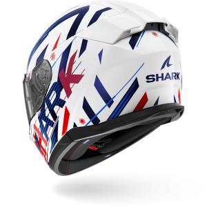 Casque Shark D-SKWAL 3 DASHED — Blanc Bleu Rouge