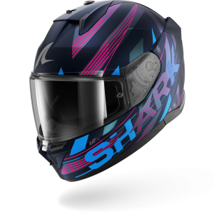 Casque Shark D-SKWAL 3 DASHED Mat — Bleu Violet Bleu