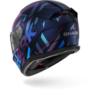 Casque Shark D-SKWAL 3 DASHED Mat — Bleu Violet Bleu