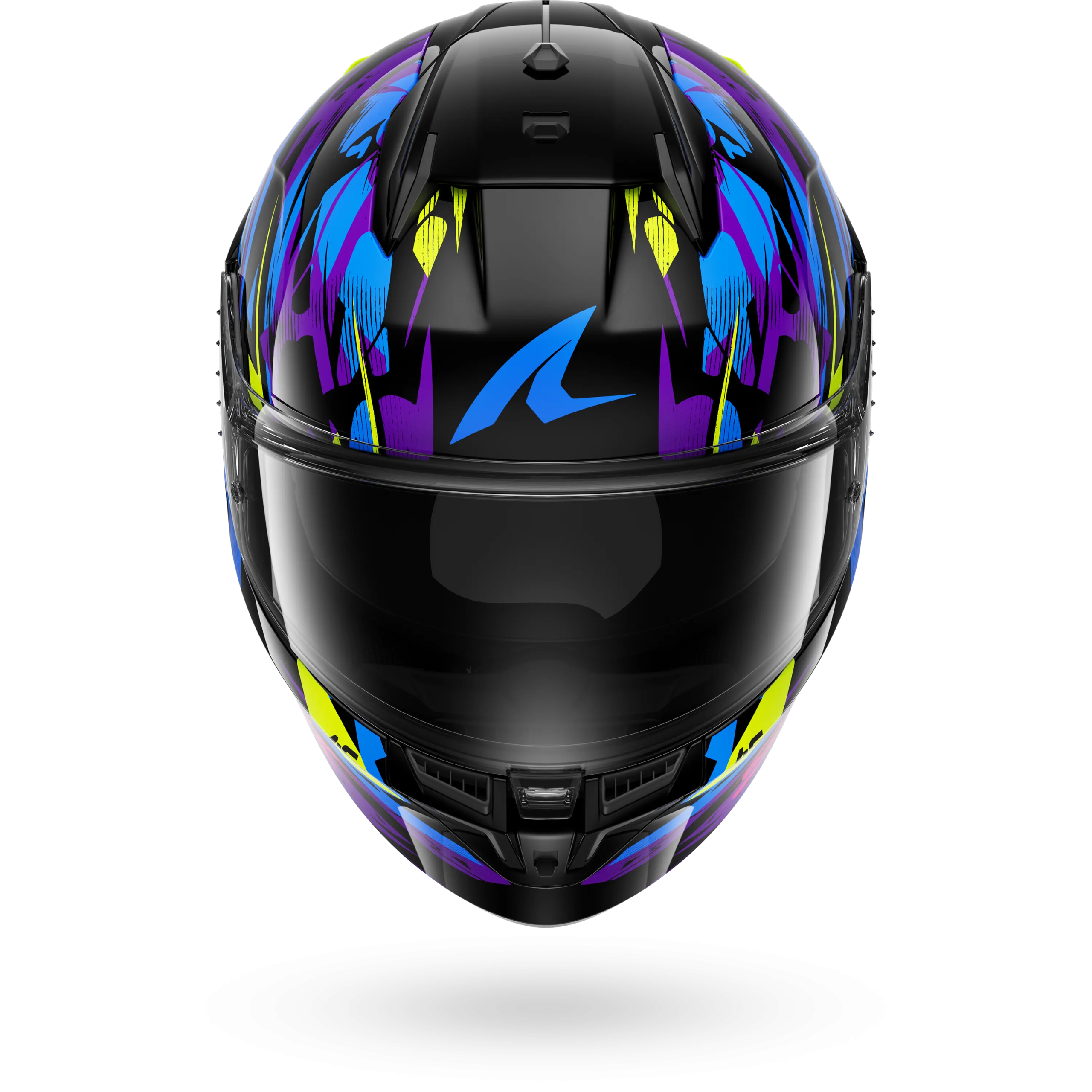 Casque Shark D-SKWAL 3 INKRIDER — Noir Bleu Violet – Image 3