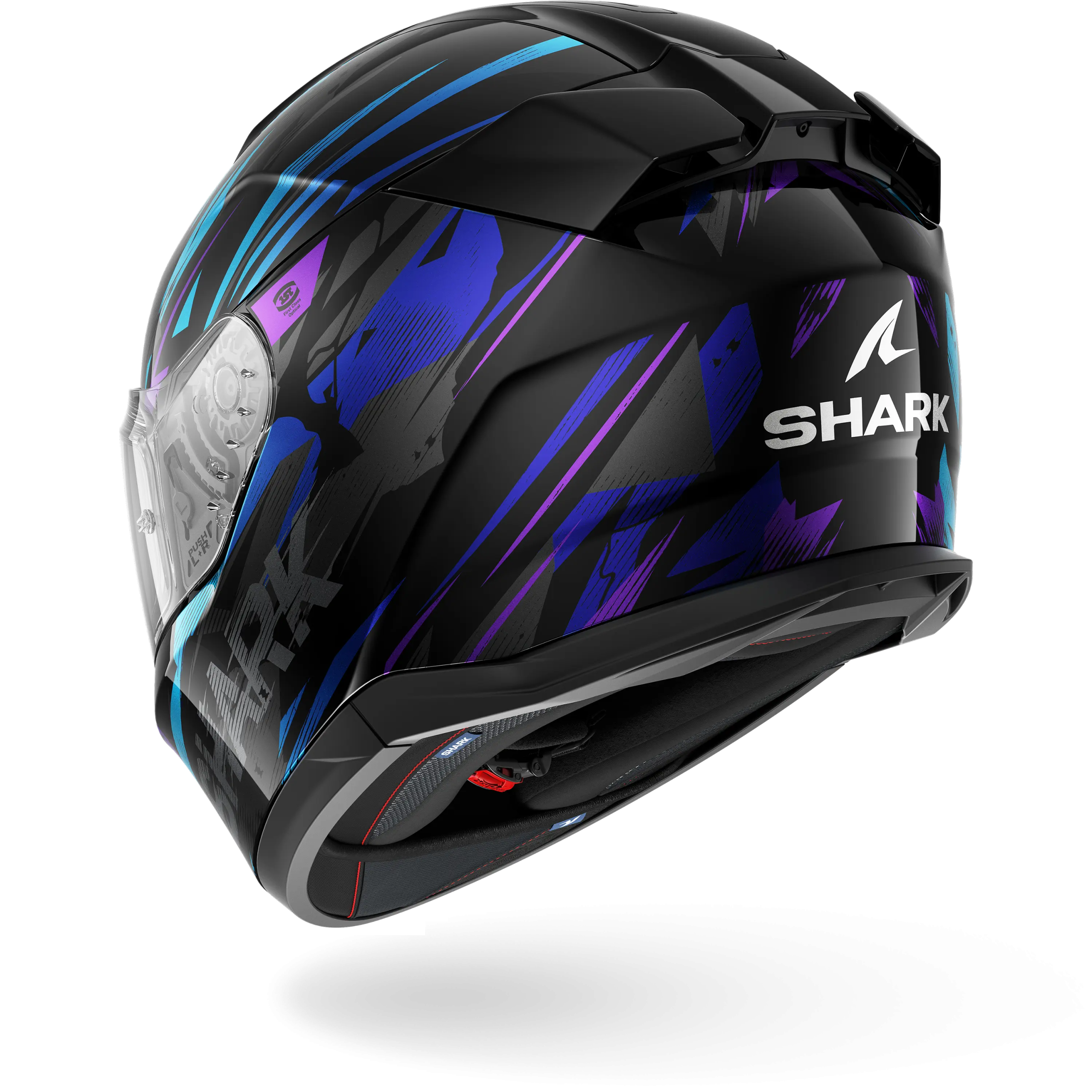 Casque Shark D-SKWAL 3 INKRIDER — Noir Caméléon Anthracite – Image 2