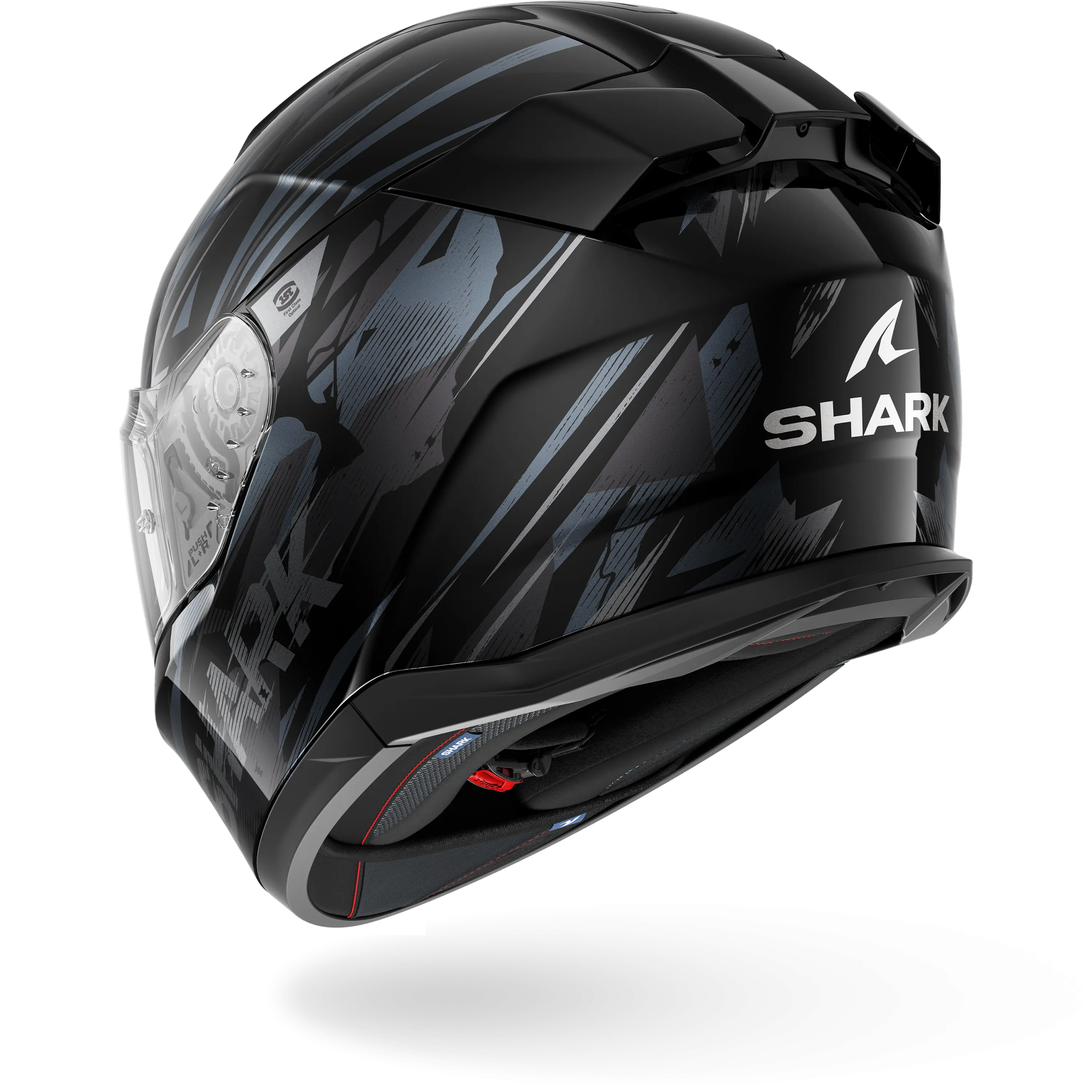 Casque Shark D-SKWAL 3 INKRIDER Mat — Noir Anthracite Anthracite – Image 2