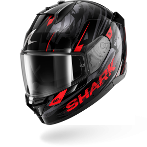 Casque Shark D-SKWAL 3 INKRIDER Mat — Noir Anthracite Rouge