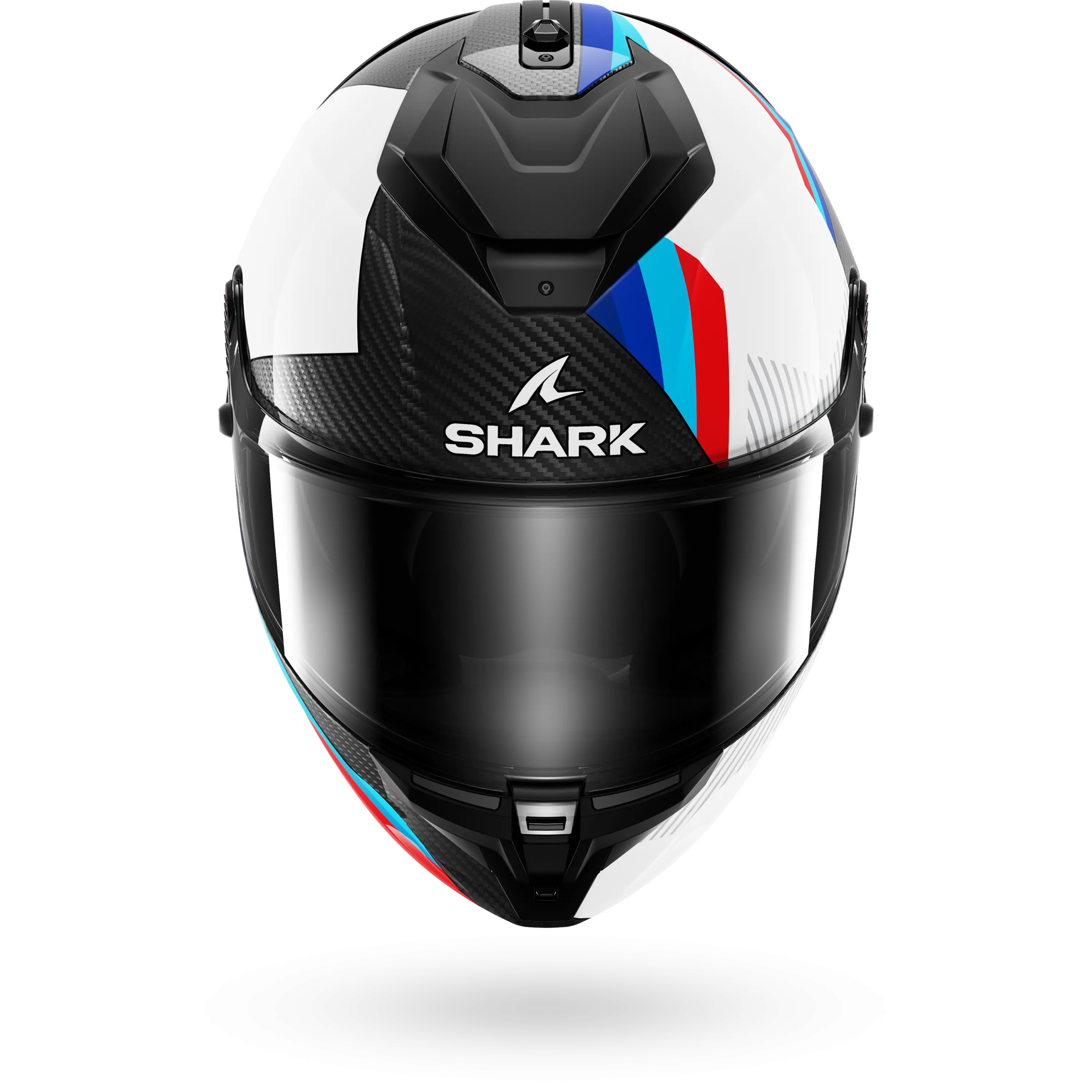 Casque Shark SPARTAN GT PRO DOKHTA CARBON — Carbone Blanc Bleu – Image 5