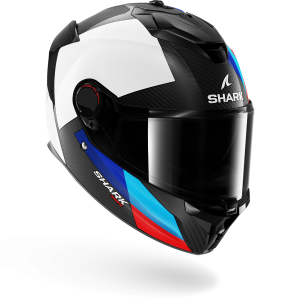 Casque Shark SPARTAN GT PRO DOKHTA CARBON — Carbone Blanc Bleu