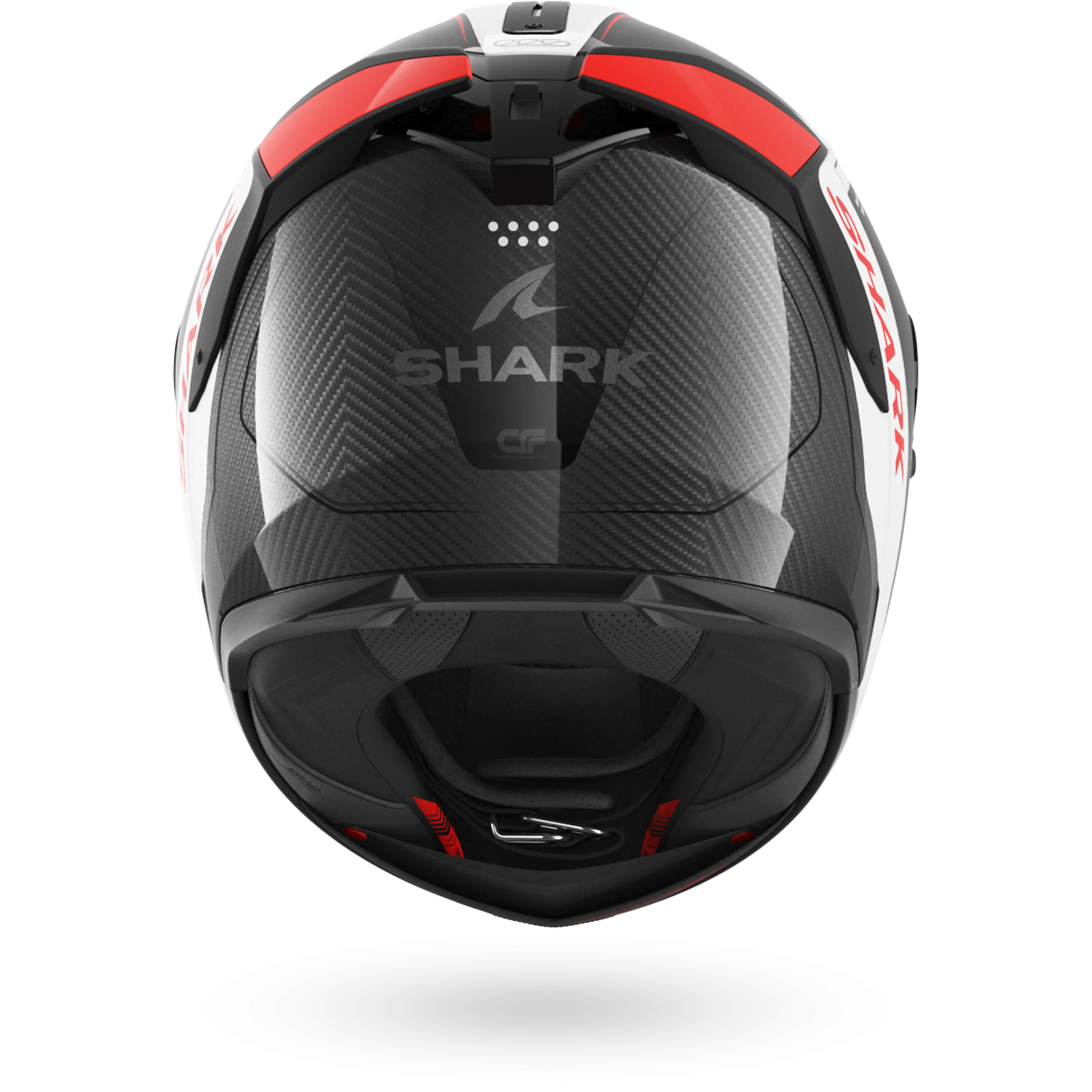 Casque Shark SPARTAN GT PRO CARBON MEKARIUM — Carbone Argent Rouge – Image 5