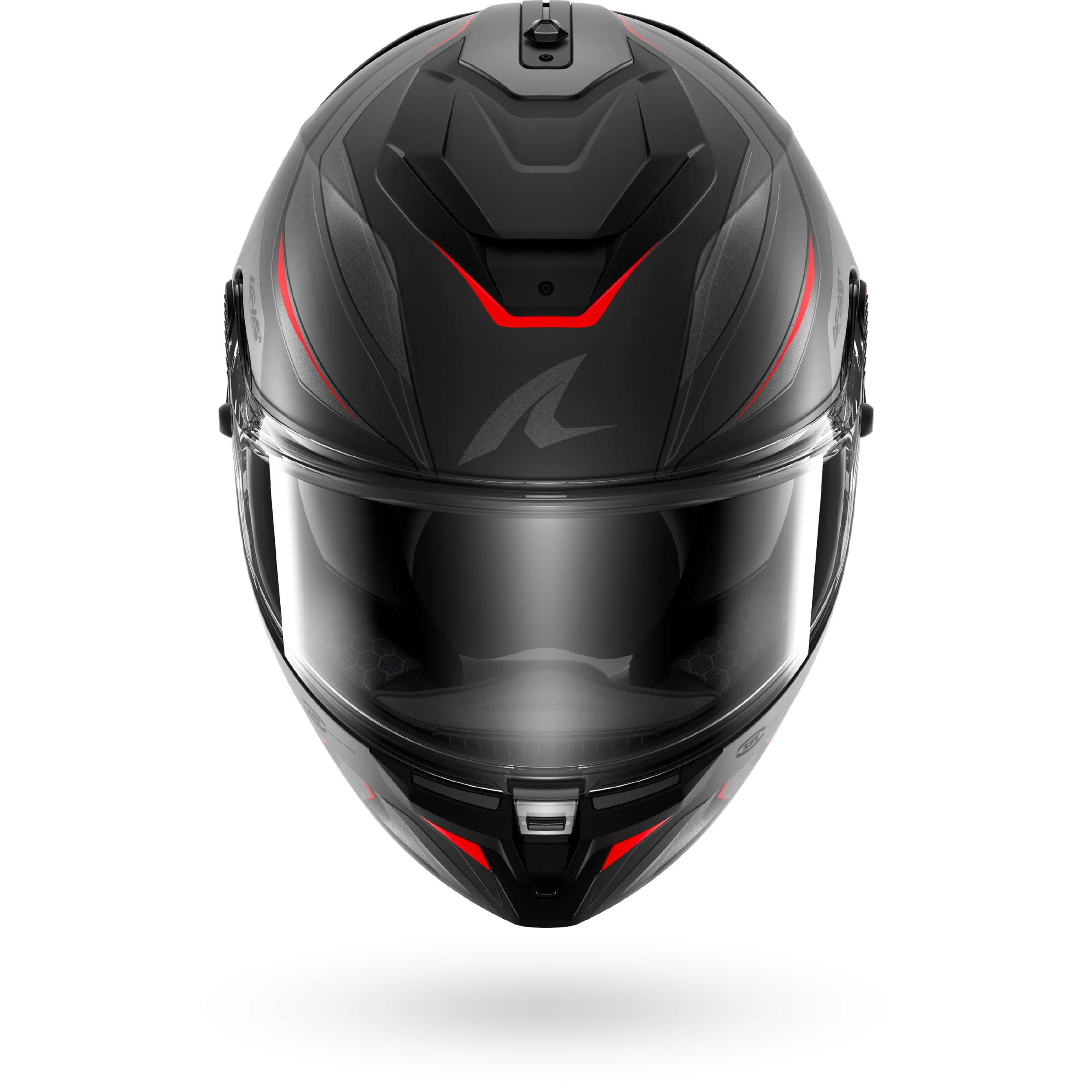 Casque Shark SPARTAN GT PRO CARBON MEKARIUM Mat — Carbone Anthracite Rouge – Image 3