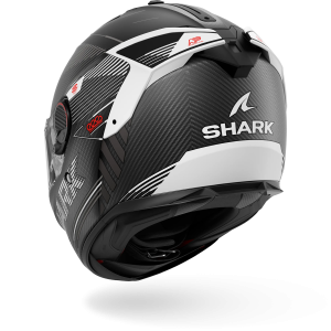Casque Shark SPARTAN GT PRO Carbon AXIUM Mat — Carbone Anthracite Blanc