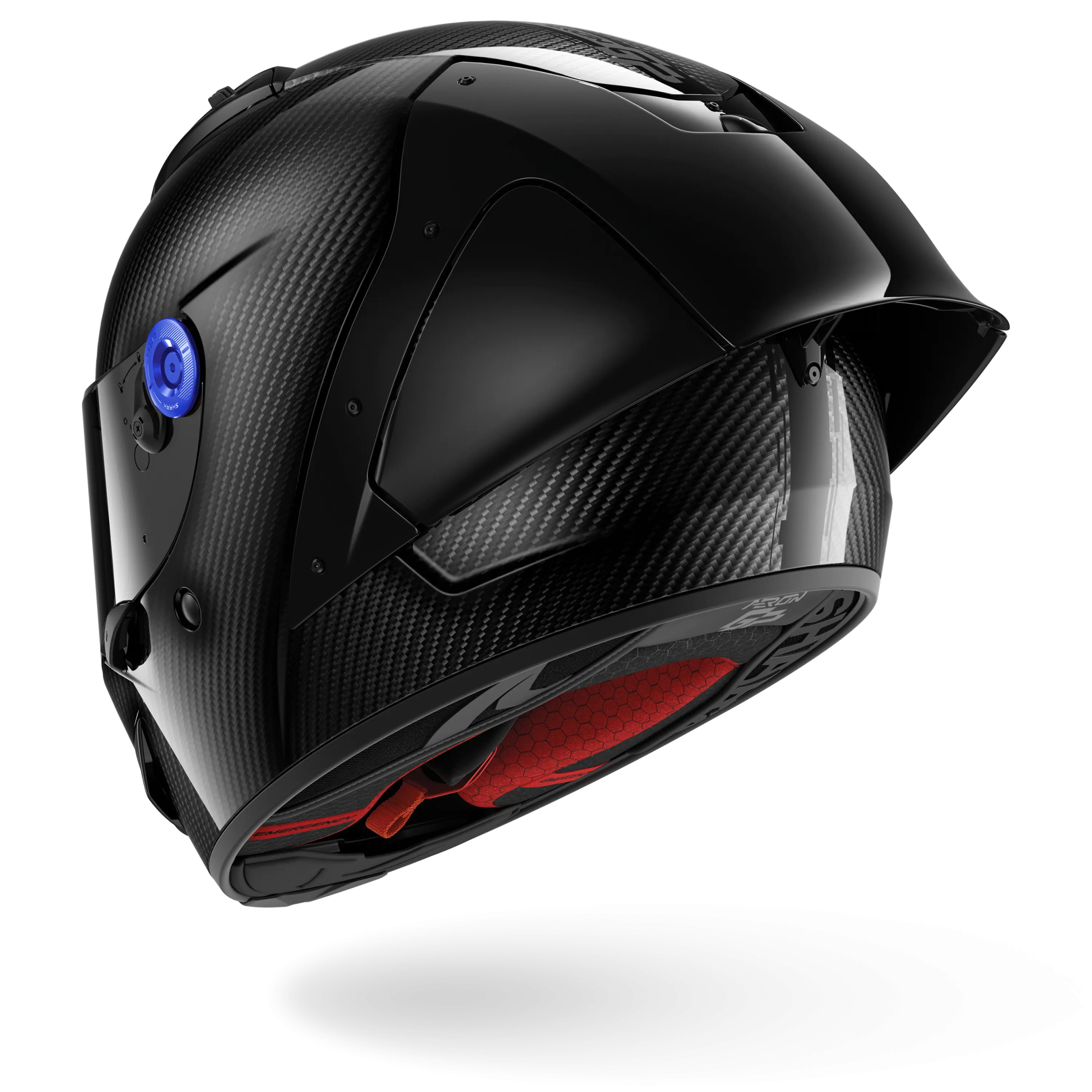 Casque Shark AERON-GP FIM RACING #2 FULL CARBON — Carbone Noir Carbone – Image 2